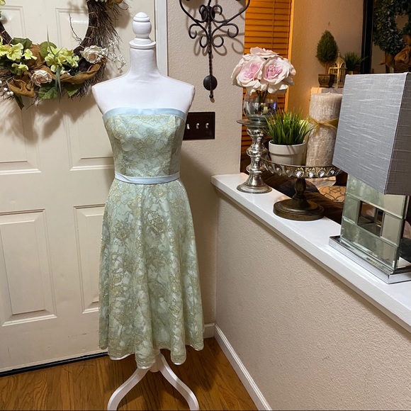 Raylia Designs Dresses | Vintage Raylia Designs Pastel Strapless 90s Dress | Color: Red | Size: 10 | Cookinginheels's Closet